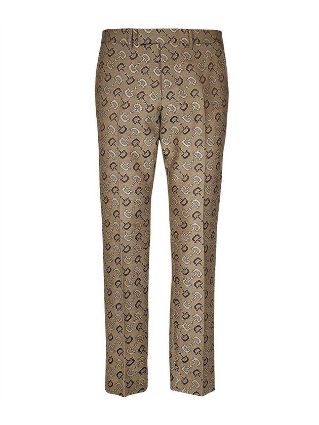 Horsebit Straight Pants Beige - GUCCI - BALAAN 2