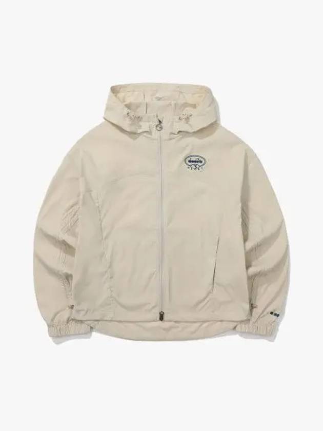 Diadora Comfy Woven Zip Up Jacket BEIGE - DIADORA - BALAAN 1