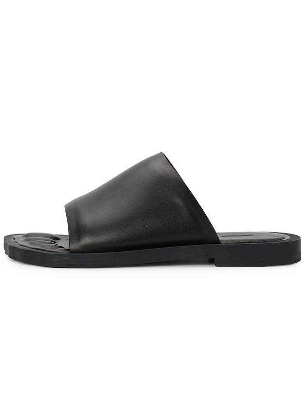 Leather Slippers Black - BALENCIAGA - BALAAN 5