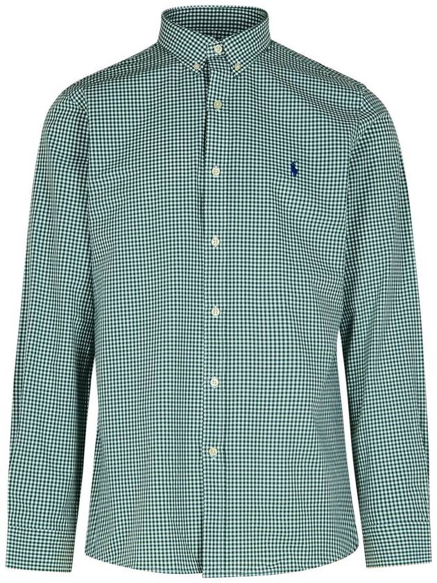 Polo Ralph Lauren Green Cotton Shirt - POLO RALPH LAUREN - BALAAN 1