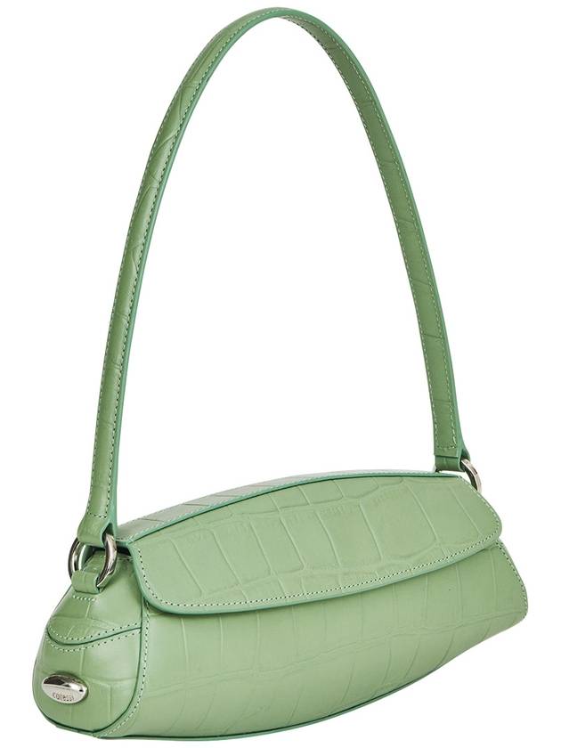 Almond Shoulder Bag Lime Green - COTESSI - BALAAN 3