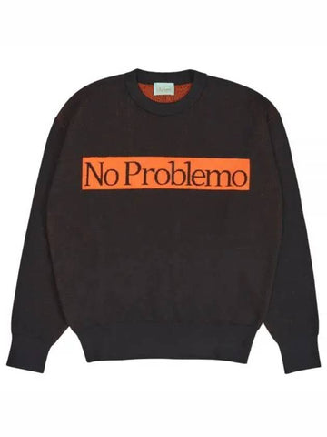 Aries No Problem Knit Black FTAR20019 - ARIES - BALAAN 1