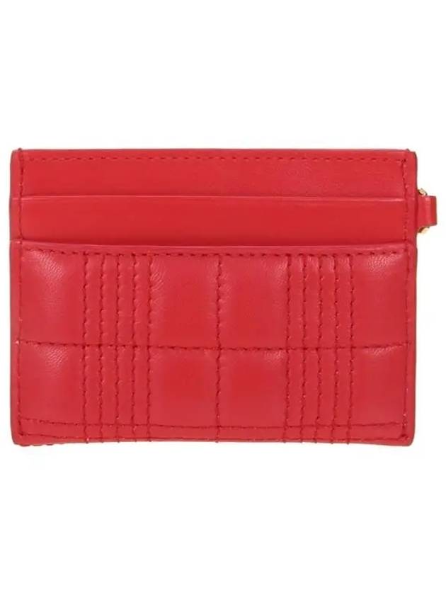 TB Quilted Card Wallet Red - BURBERRY - BALAAN 5