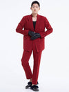 Pink Trim Slacks Red - C WEAR BY THE GENIUS - BALAAN 5