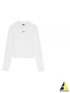 Le Gros Grain Manches Long Sleeve T-Shirt White - JACQUEMUS - BALAAN 2