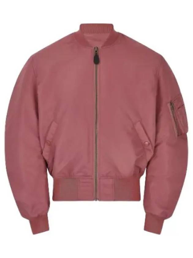 Classic Bomber Dusty Pink Blouson Jacket Aviation Jumper - MARTINE ROSE - BALAAN 1