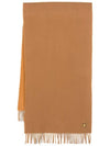 Bold Fox Head Patch Muffler Brown - MAISON KITSUNE - BALAAN 1