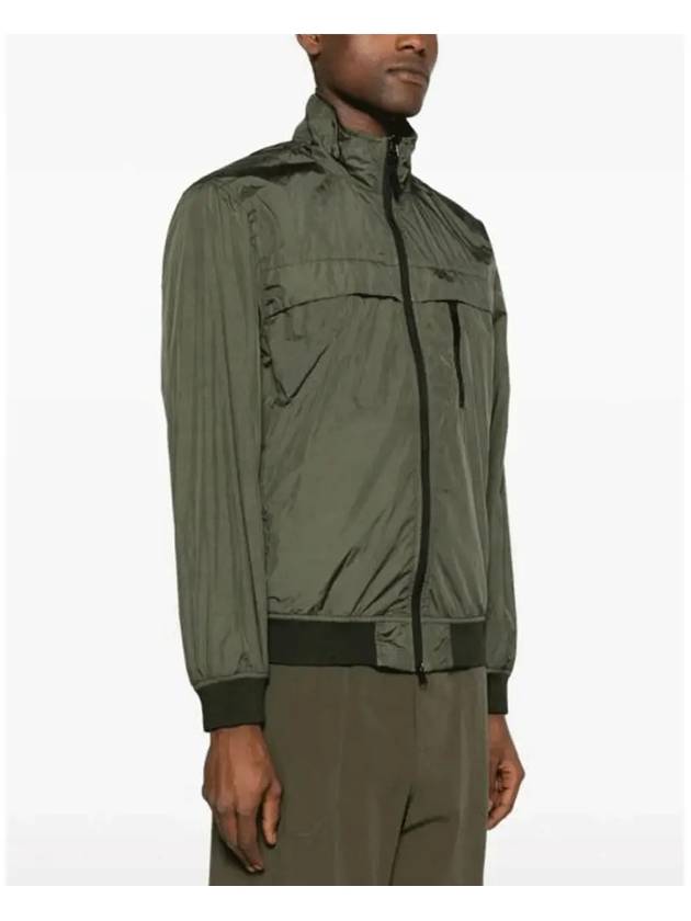 Compass Badge Pleated Windbreaker Khaki - STONE ISLAND - BALAAN 3