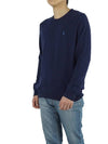 Logo Basic Pullover Knit Top Navy - POLO RALPH LAUREN - BALAAN 4