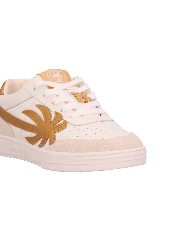 Sneakers PMIA097R24LEA0010176 BIANCO E ORO - PALM ANGELS - BALAAN 6