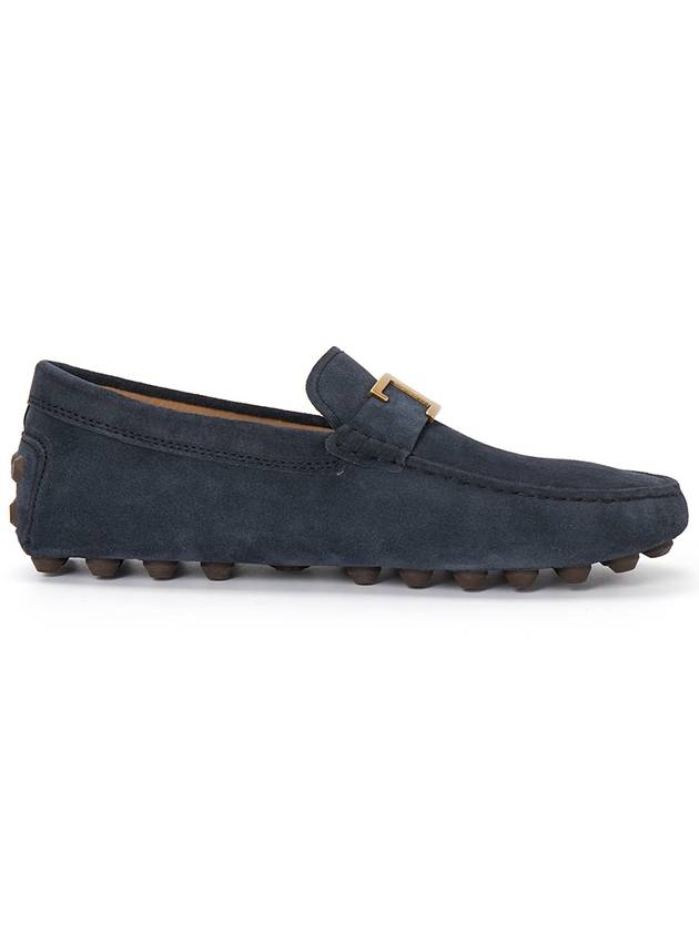 Timeless Gommino Suede Driving Shoes Navy - TOD'S - BALAAN 5