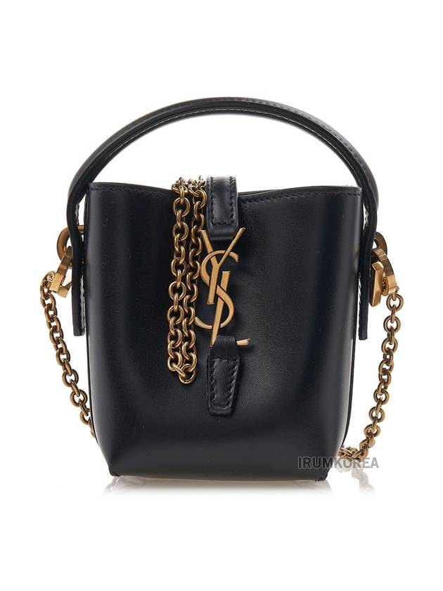 Le 37 Micro Bucket Bag Black - SAINT LAURENT - BALAAN 2