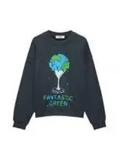 Fantastic Green Sweatshirt Grey - MSGM - BALAAN 2