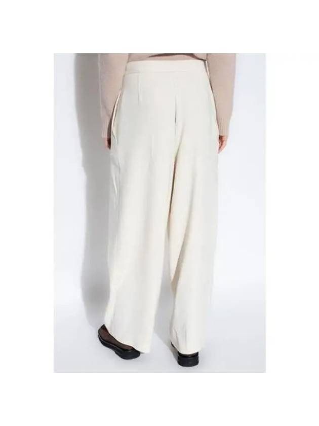 Belt Wide Pants Ivory - AMI - BALAAN 4