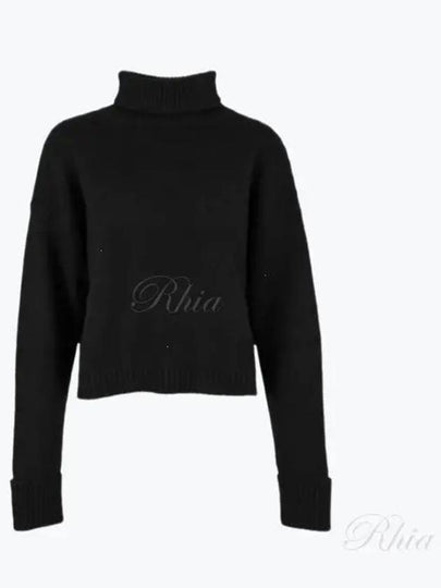 Women's Work In Progress Turtleneck Black - MAISON MARGIELA - BALAAN 2