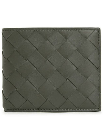 Intrecciato Half Wallet Green - BOTTEGA VENETA - BALAAN 2