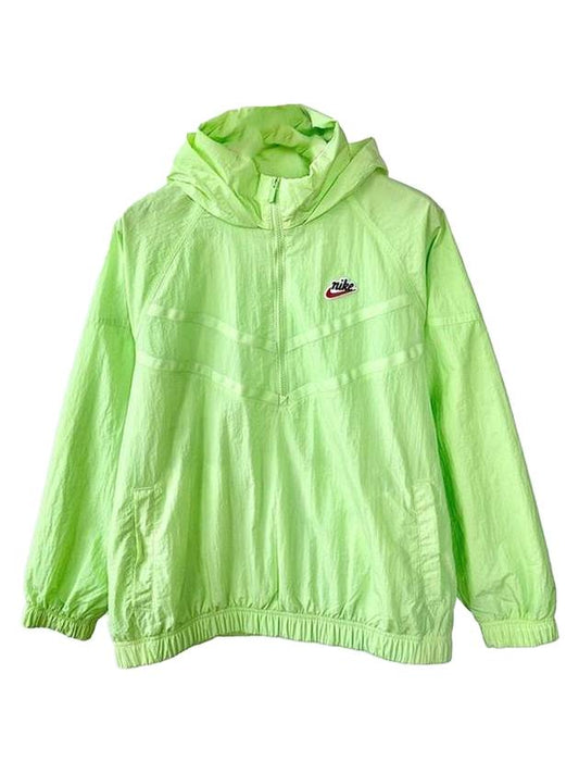 Heritage Windrunner Anorak Neon Green - NIKE - BALAAN 1