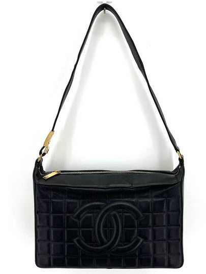 Lambskin chocolate bar shoulder bag - CHANEL - BALAAN 2