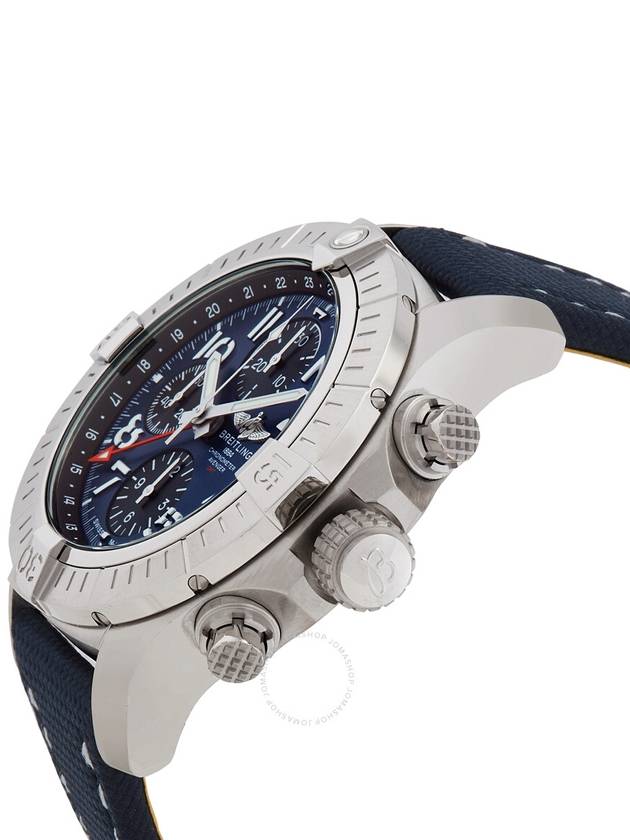 Avenger Chronograph GMT 45 Watch Navy - BREITLING - BALAAN 3