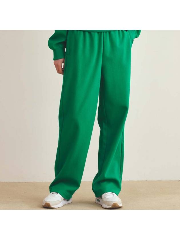 Relaxed Sweat Straight Pants Green - THE GREEN LAB - BALAAN 4