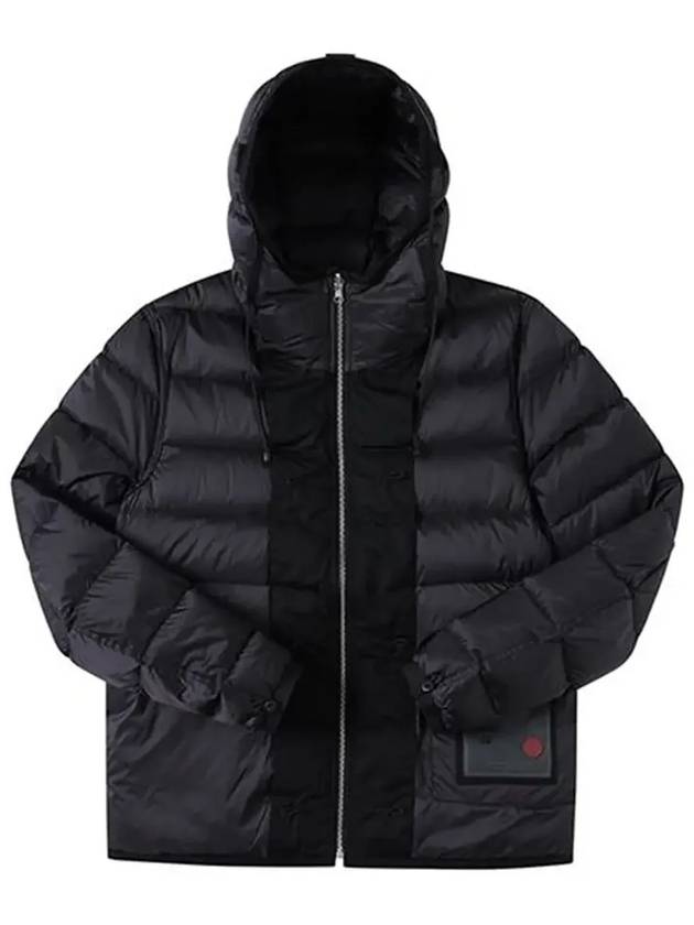 Reversible Hooded Padding Jacket Black - TEN C - BALAAN 5