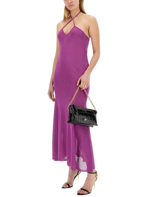 Midi One Piece ACK418 YAX646DP780 FUCHSIA - TOM FORD - BALAAN 3