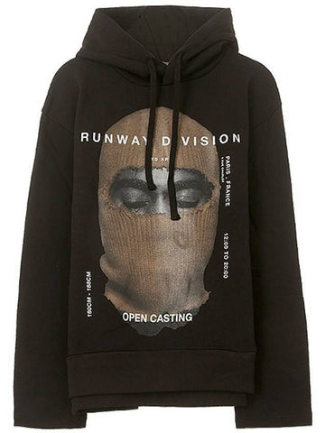 Kanye West Graphic Print Hoodie Camel Black - IH NOM UH NIT - BALAAN 1