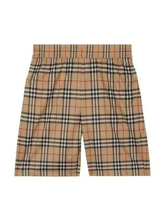 Vintage Check Technical Twill Shorts Beige - BURBERRY - BALAAN 2