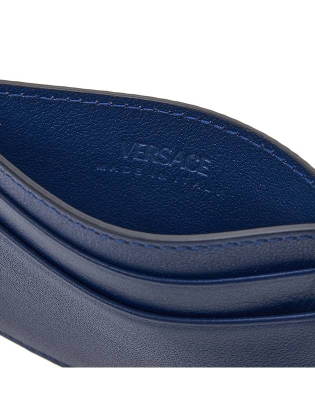 Circle Medusa Logo Two-tier Card Wallet Navy - VERSACE - BALAAN 10