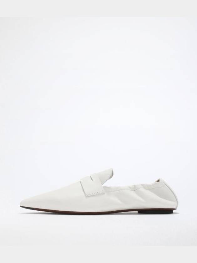 Leather Penny Loafers White - TOD'S - BALAAN 3