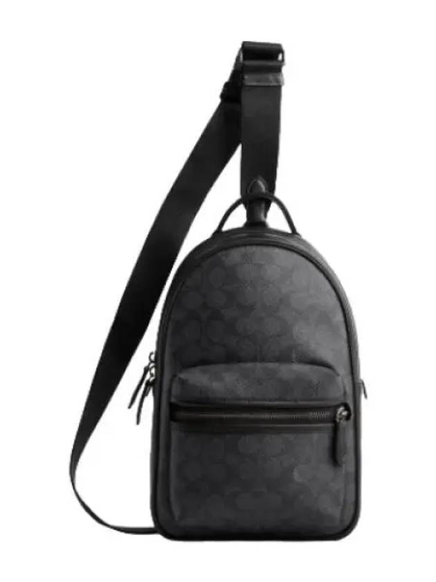 Charter Pack In Signature Canvas Bag Crossbody - COACH - BALAAN 1