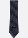 Dior Oblique Tie Gray Silk - DIOR - BALAAN 4