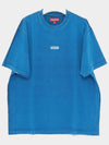 SS24KN54 BLUE overprint t shirt - SUPREME - BALAAN 3