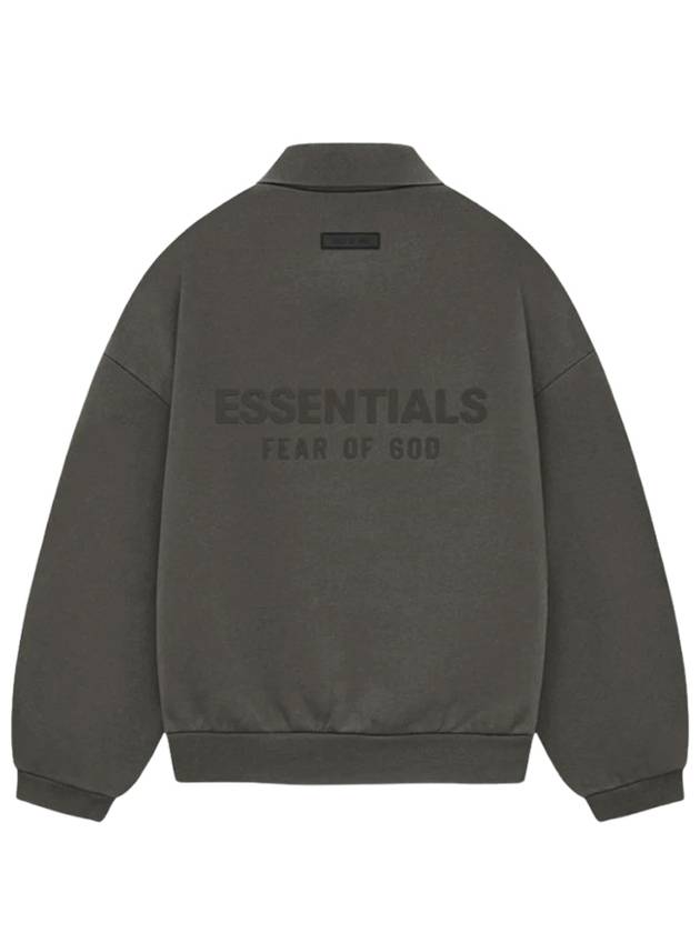 Essential Long Sleeve Polo Black Men - FEAR OF GOD ESSENTIALS - BALAAN 1