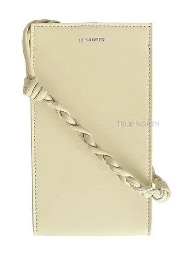 Women J07VL0002 P5074 271 Leather Tangle Cell Phone Case Cream 1059968 - JIL SANDER - BALAAN 1