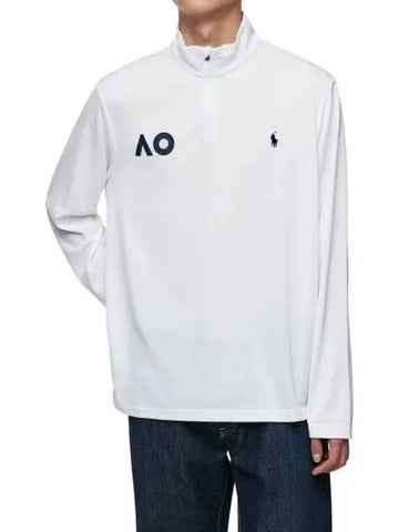 Australian Open Long Sleeve Jersey White - POLO RALPH LAUREN - BALAAN 1