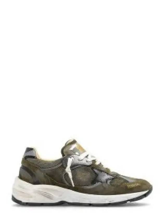 Dad Star Distressed Finish Low Top Sneakers Khaki - GOLDEN GOOSE - BALAAN 2