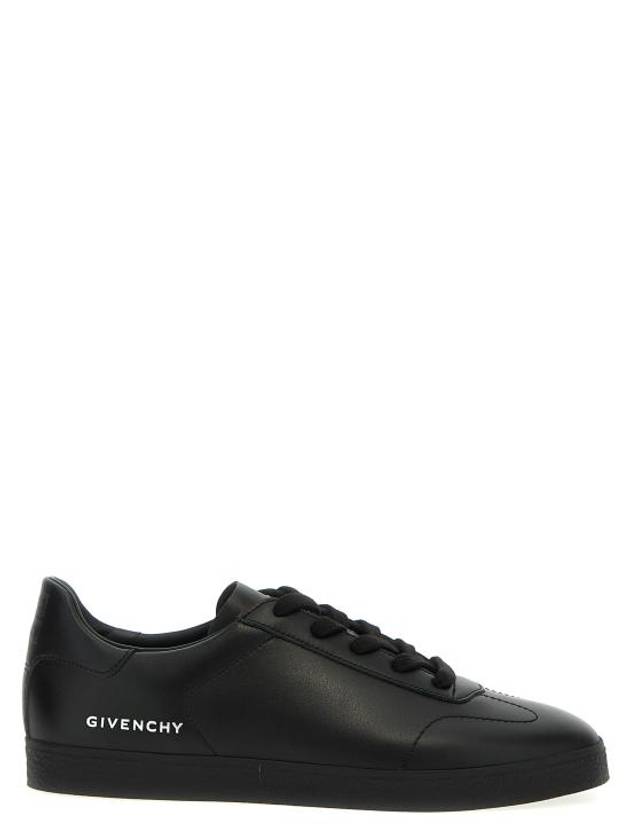 Logo Debossed Town Low Top Sneakers Black - GIVENCHY - BALAAN 1