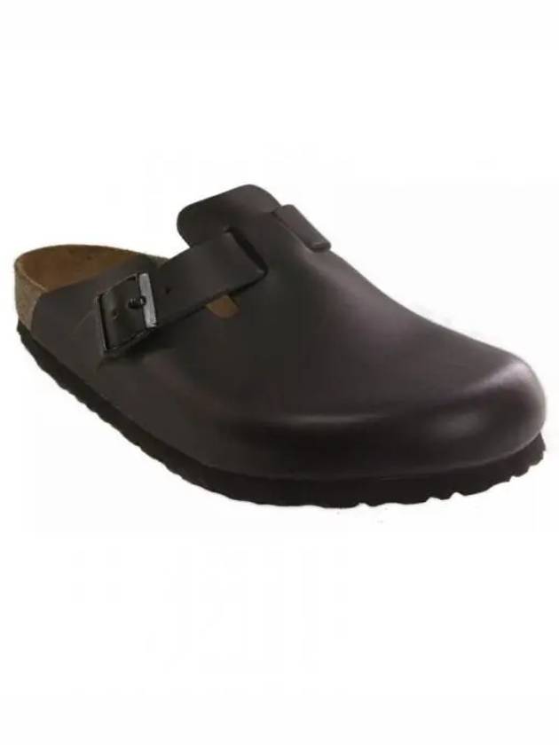 Boston Natural Leather Mule Black - BIRKENSTOCK - BALAAN 2