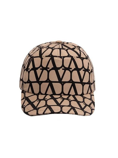 Iconographe Base Ball Cap Beige - VALENTINO - BALAAN 1