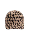 Iconography Base Ball Cap Brown - VALENTINO - BALAAN 1