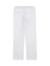 Women s double weave semi bootcut 10 pants 5004LXWN IVORY - BLACK&WHITE - BALAAN 3