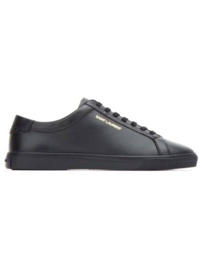 Women's Logo Low Top Sneakers Black - SAINT LAURENT - BALAAN 2