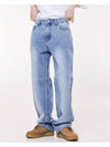 Raphael Brushed Wide Jeans Light Blue - GRAYBLVD - BALAAN 2