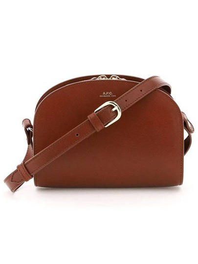 Demi Lune Mini Half Moon Cross Bag Brown - A.P.C. - BALAAN 2