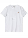 Baby Fox Patch Regular Short Sleeve T-Shirt White - MAISON KITSUNE - BALAAN 2