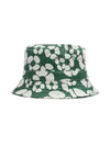 Flower Pattern Bucket Hat Green - MARNI - BALAAN 3