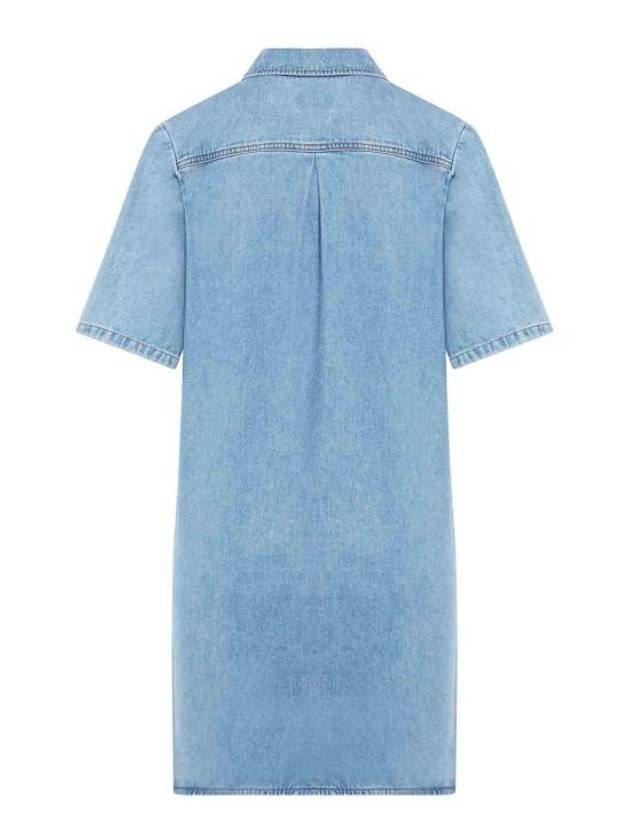 Venezia Short Dress Pale Blue - A.P.C. - BALAAN 3