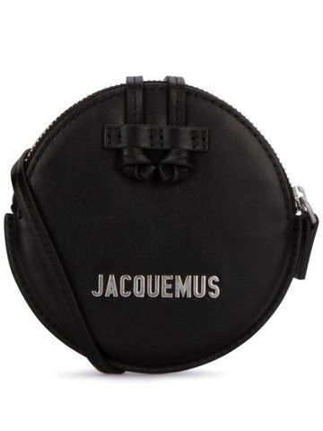 Le Pitchou Circle Neck Pouch Bag Black - JACQUEMUS - BALAAN 1