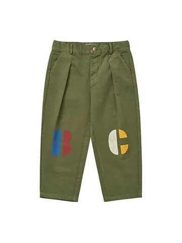 223AC076 320 Multi color BC Logo Chino Junior Long Pants 271461 1136785 - BOBO CHOSES - BALAAN 1